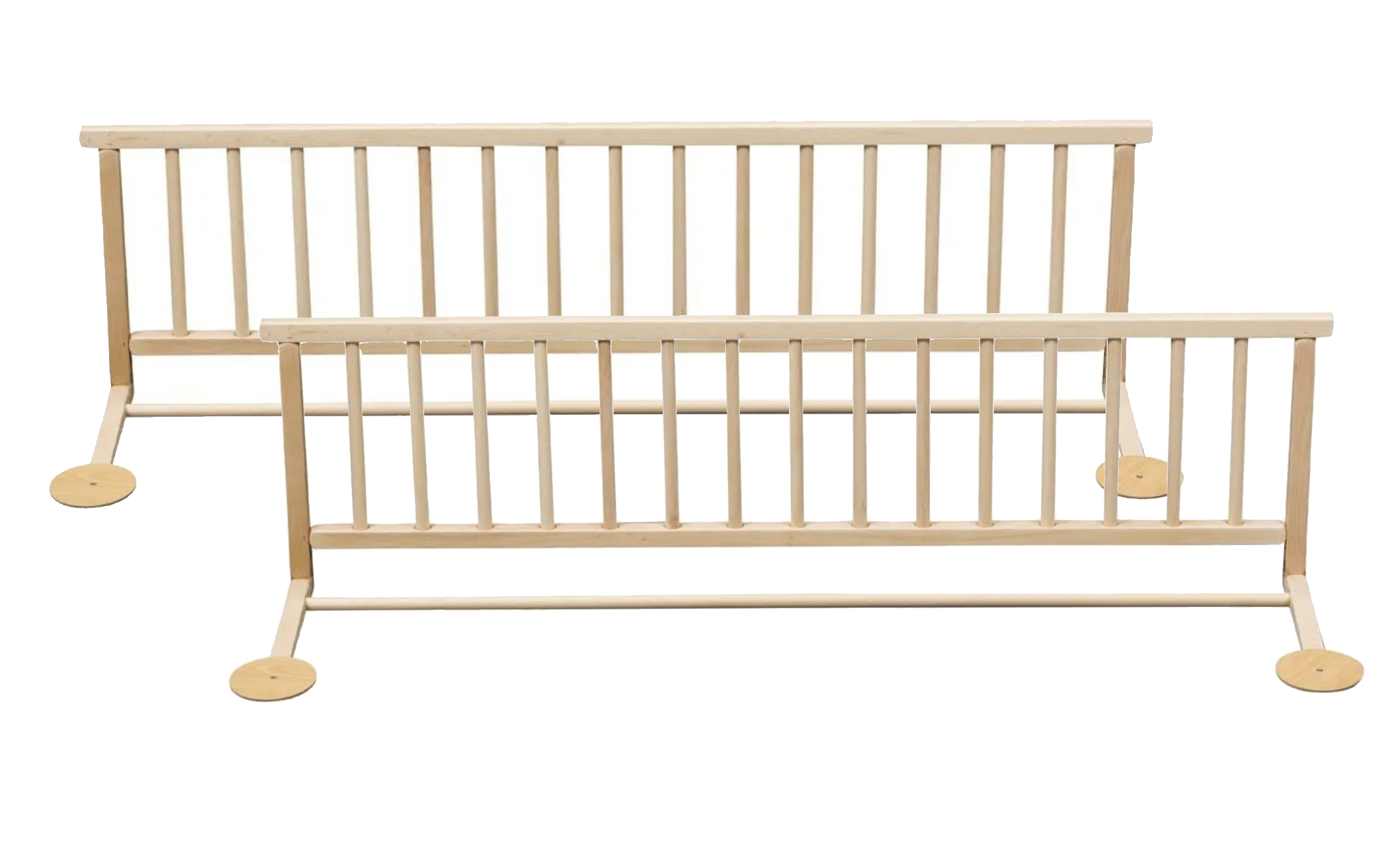 Paire de barrières de lit